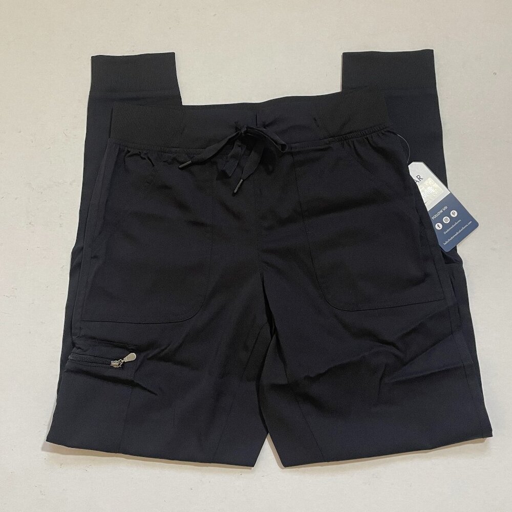Black scrub pants, comfortable scrubs - Picture 12 of 13